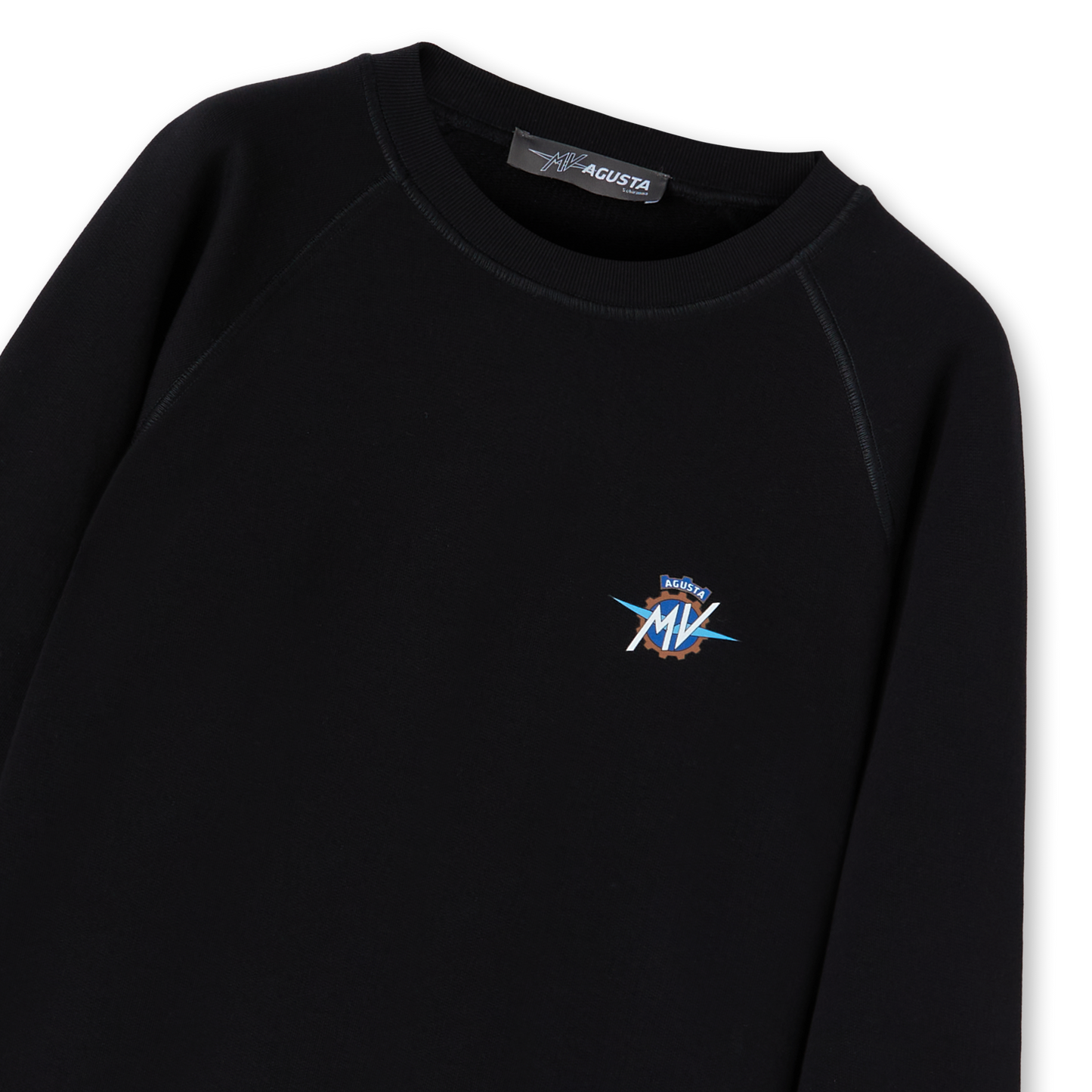 MV AGUSTA LOGO LEVEL 2 CREW NECK (BLACK)