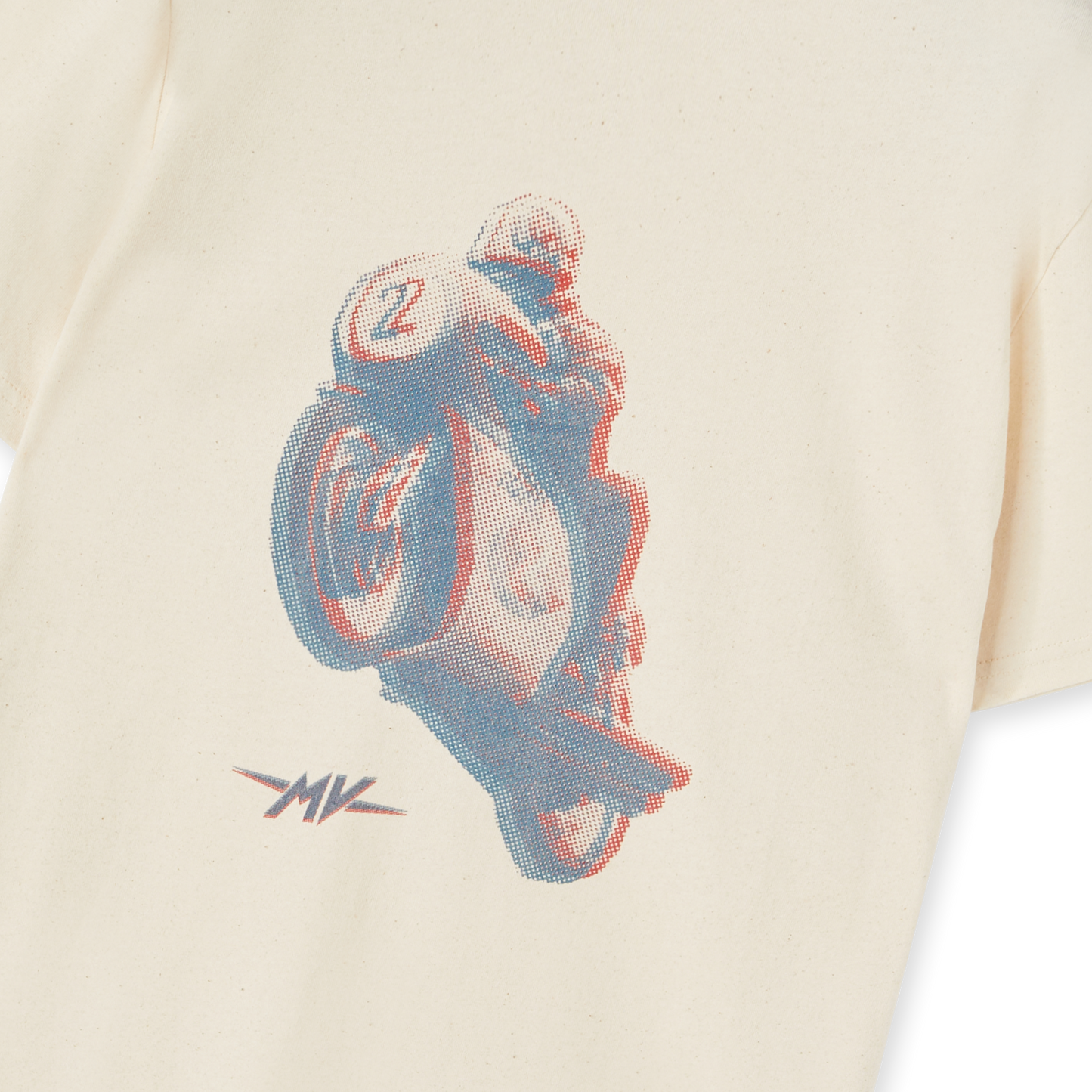 MV AGUSTA HERITAGE RACER T-SHIRT (OFF WHITE)