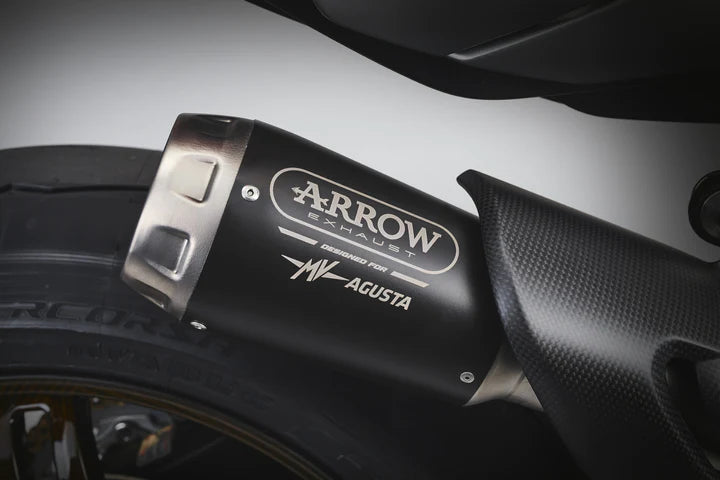 ARROW SLIP-ON TITANIUM EXHAUST SILENCER for MV AGUSTA BRUTALE 1000 & RUSH