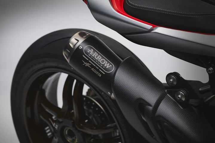 ARROW SLIP-ON TITANIUM EXHAUST SILENCER for MV AGUSTA BRUTALE 1000 & RUSH