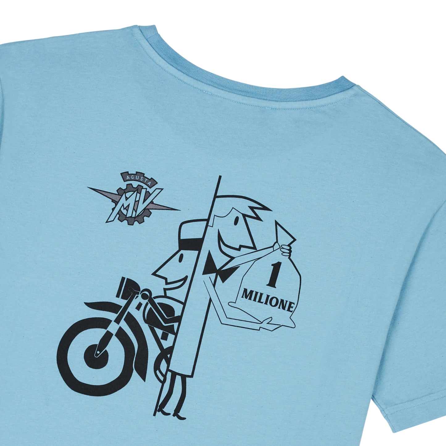 COMICS T-SHIRT (LIGHT BLUE)