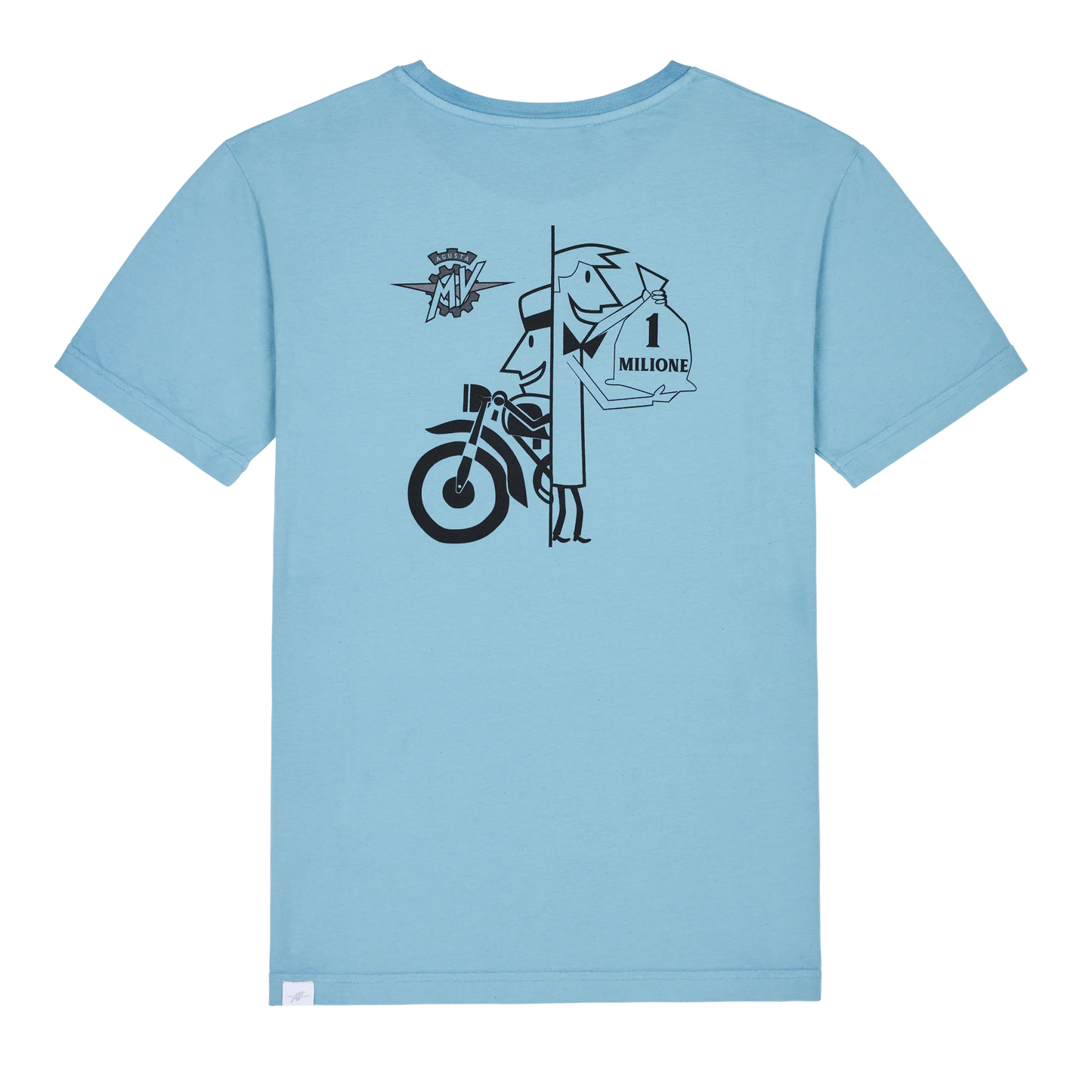 MV AGUSTA COMICS T-SHIRT (LIGHT BLUE)