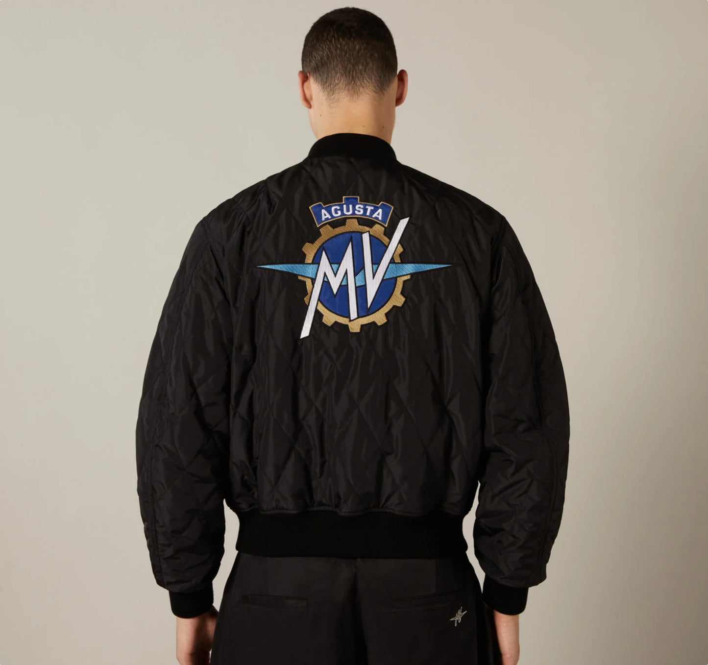 MV AGUSTA BOMBER JACKET BLACK