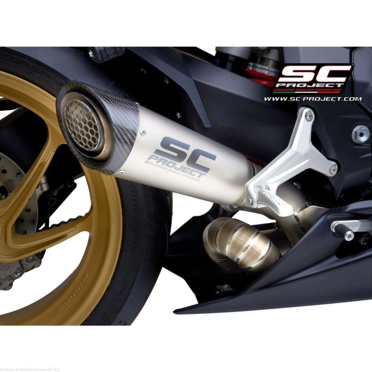 SC-Project S1 Exhaust for MV Agusta / Brutale 800 Dragster RR Superveloce 800